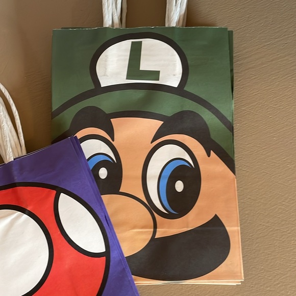 Mario Brothers Birthday Gift Bags 22 ct - Picture 5 of 5